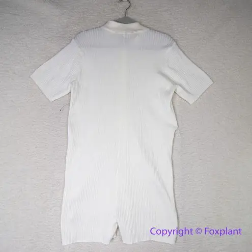 Eloquii New! ribbed mock neck Sculpt Control Short sweater Unitard romper, 18/20