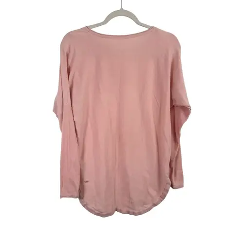 Lululemon  Take It All In Sweater Pink Mist Thumbholes Pullover Womens Size 4?