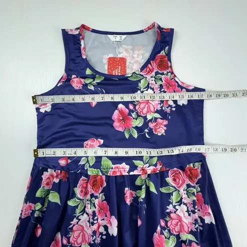 Blue Floral Breastfeeding Dress Size Small Nursing Dress