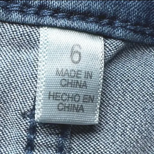 Seven7 Booty Shaper Blue Jeans Womens 6 Denim Stretch Classic Everyday Comfort