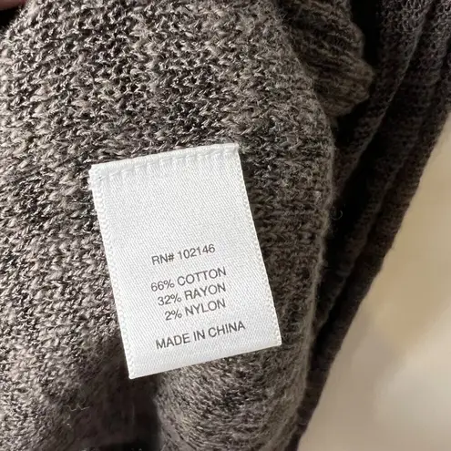 Michael Stars brown button front long cardigan women’s size 1