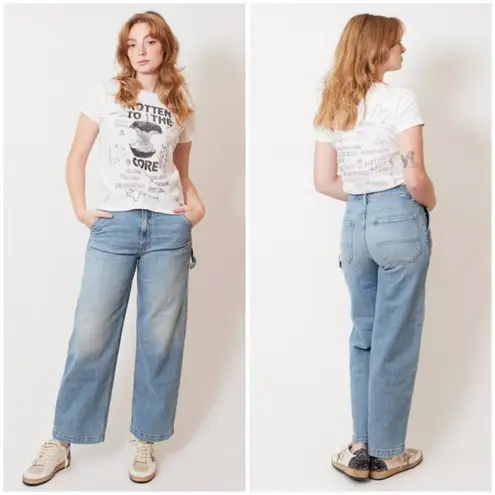 💕MOTHER SUPERIOR💕 The Stud Finder Flood Jeans ~ Ivy League Cowboy 28 NWT Blue