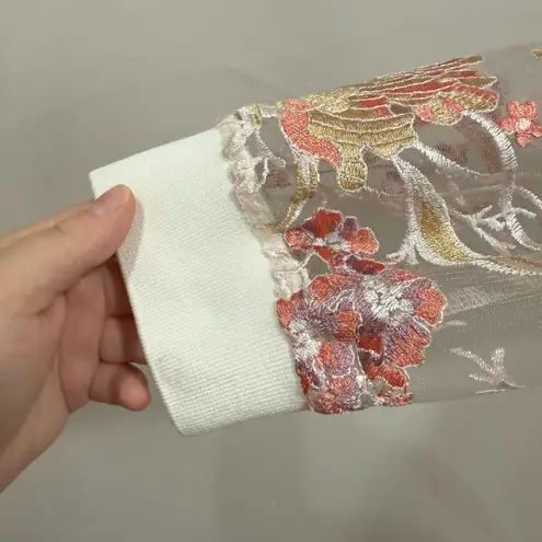 Ruff Hewn  embroidered flower bomber jacket  Size Large thumbnail 5