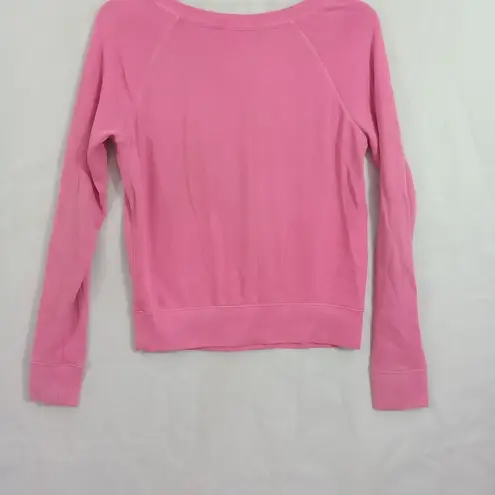 PINK - Victoria's Secret PINK women medium pink and Black pullover sweatshirt