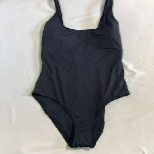 Everlane  Swimsuit Women’s XL NWT Square-Neck Quality Simple Chic One Piece Black