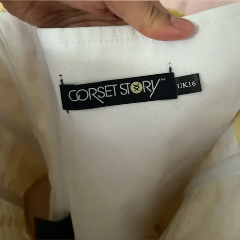 Corset Story Elegant Yellow Off