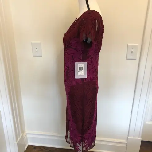 JS Collections Soutache Embroidered Dress V Neck 6