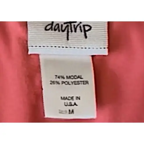 Daytrip Strappy V-Neck Pink Coral Cami Tank Top - Size L ***Item: 0696