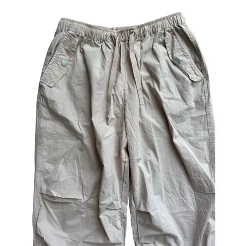 ASOS NWT  Parachute Cargo Joggers Sz 2 Pink Utility Drawstring Pants