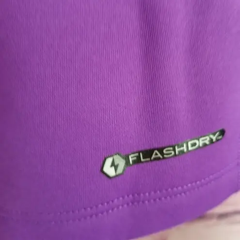 The North Face  FLASHDRY HALF ZIP PULLOVER PURPLE