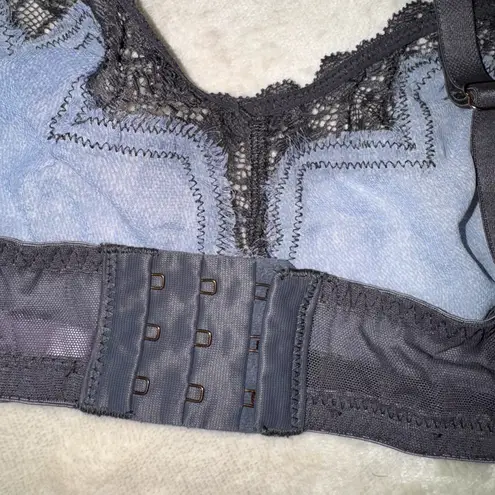 Savage X Fenty Lace Trim Denim Bralette