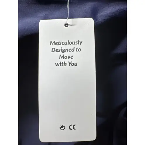 Baleaf Women Navy Blue One Piece Swimsuit Snap Neck UPF 50+ Size 38