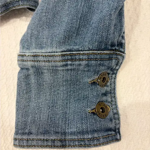 Star Jeans Y2K 90’s Faded Blue Denim Retro Cropped Jean Jacket Size Medium