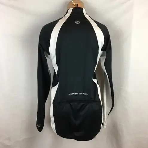 Pearl Izumi Women's Black Elite Fitted Zip Athletic Long Sleeve Sport Jacket M