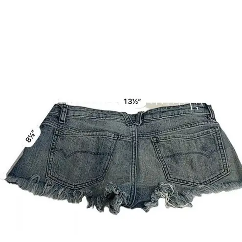 Volcom  True to This Cut Off Denim Shorts Size 5