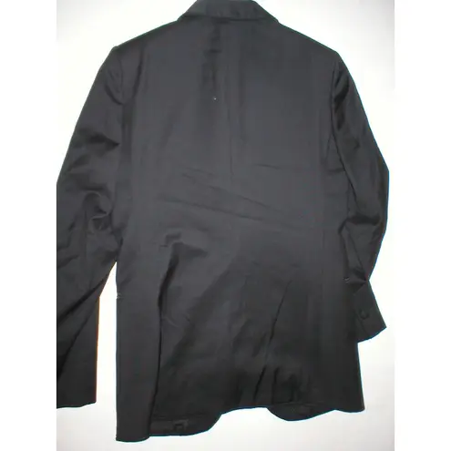 Roberto Cavalli NWT Blazer Jacket 14 Black Wool New Italy Designer Womens Beads