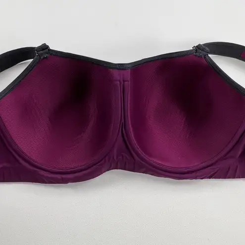 Soma Sport Max Support Contour Underwire Sports Bra Molded Cups Size 38DD Purple