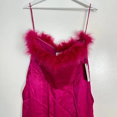 Saylor Raya Jumpsuit in Fuchsia Size Large