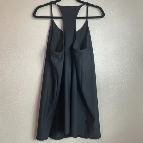 Old Navy  Soft Dress Racer Back Dress Sz 2X Sleeveless Built In Bra Black Workout