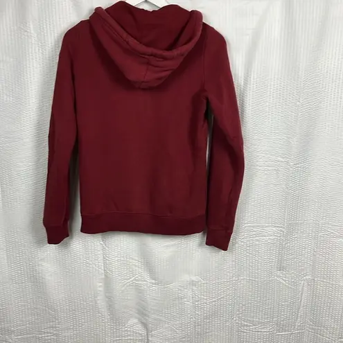 Hollister  Women’s Sweatshirt Maroon with LOGO Hoodie Long Sleeves Sz XS