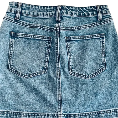 House Of Harlow 1960 Jean Skirt Mini Denim City Beach
Size 6 Blue