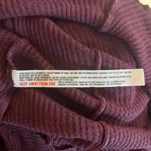 Intimately Free People Make It Easy Thermal, Mock Neck, Long Sleeves, XS