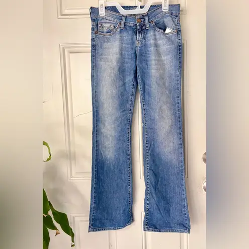 Mavi Zoe women’s Bootcut Jeans Medium Blue Denim Low Rise Size 27