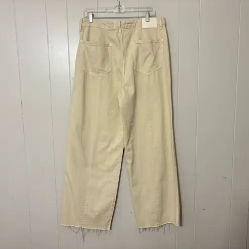 Carly Jean Los Angeles Carly Jeans Los Angeles Jaymee Wide Leg Stone Pants Size 15 Frayed Hem