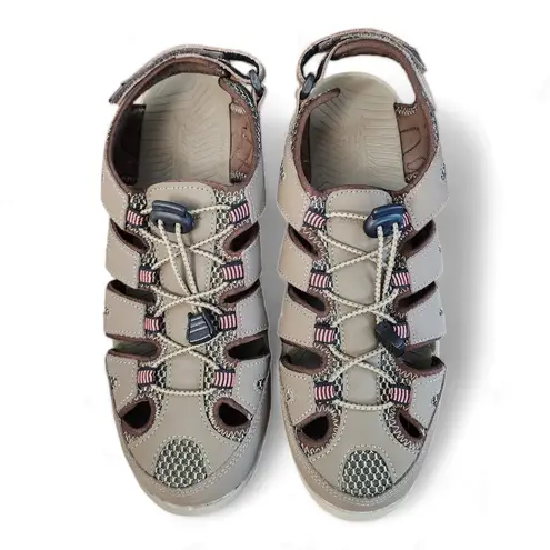Eddie Bauer  Blakely Brown Leather Sport Hiking Sandals Women’s Size 10M
