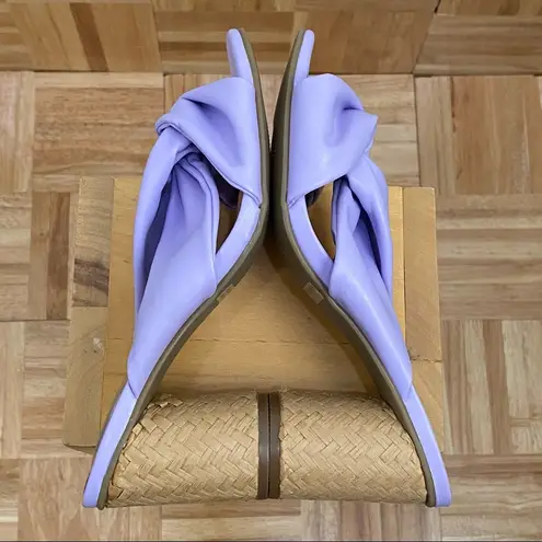 DV Dolce Vita “Milna” Light Purple Knot Slide Woven Heels Sandals Size 7
