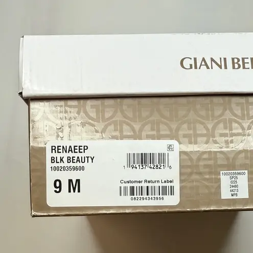 Giani Bernini Women's Renaee Block Heel Woven Strappy Dress Sandals- Size 9