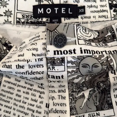 Motel Zevon Flare Trouser Pants XS Tarot