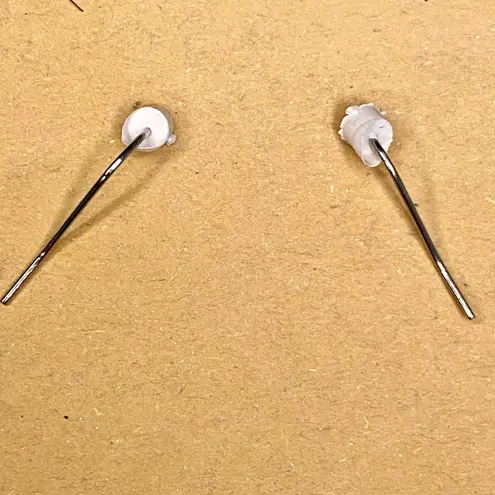 Red & Clear Crystal Candy Cane Earrings