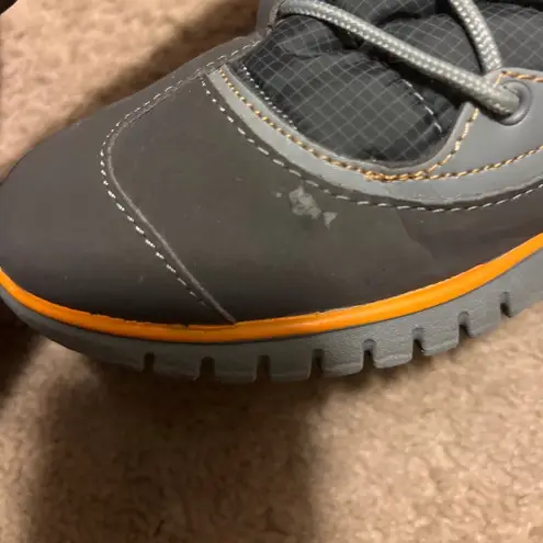 Dr. Scholls - Lace Up Alpine Winter Boots, color: Gray & Orange, Womens 7 …