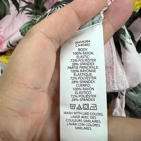 NWT The Children’s Place Women’s XXL 16 Pink Aspen Gold Floral Dress Pineapple