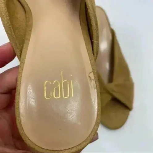 CAbi  Midas Marigold Suede Mule Sandals‎