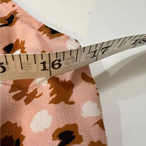 Paige Isela Cami 100% Silk Leopard Floral Print Cami Tank Top Small