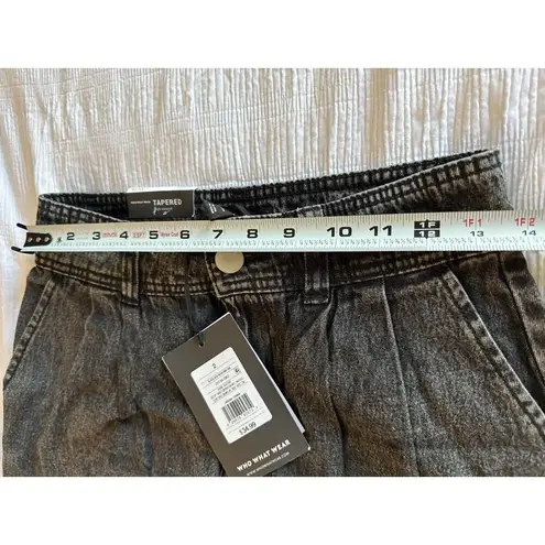 Who What Wear NWT  Target High Waisted Tapered Pants Jeans Acid Wash Women's Sz 2 thumbnail 6