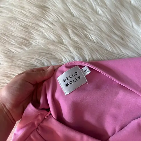 Hello Molly  Cupid And Psyche Midi Dress In Pink