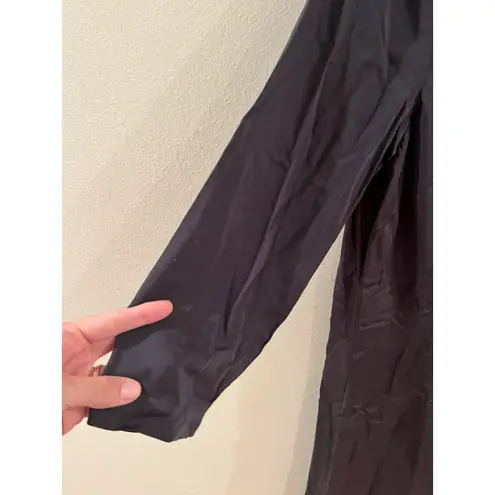 Pure Jill Womens Black Wrap Dress XS Classic Staple Minimalist Office Vixen