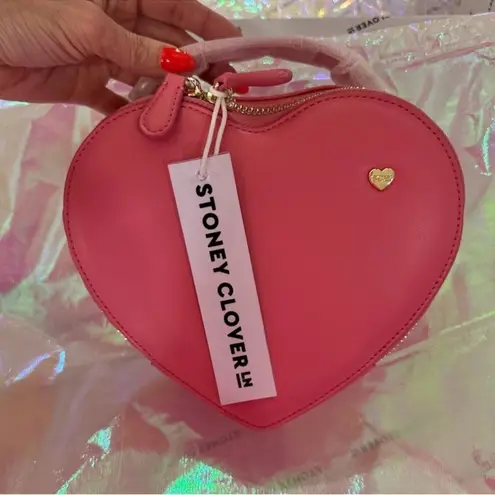 Stoney Clover Lane Guava HEART Crossbody Bag NWT