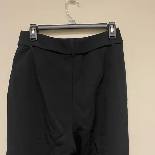 Nicole Miller  Black Tie Front Trousers