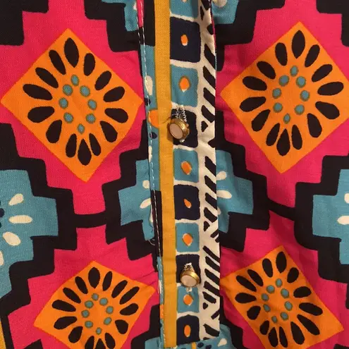 Pink Owl Boutique Bright Mixed Print Tunic Dress