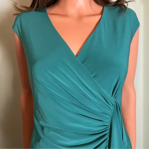American Living Faux Wrap Dress – Teal Green – Size 6