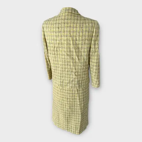 Vintage 60s Montaldo's Yellow Tweed Skirt Suit Classic Jackie O Preppy Chic 6