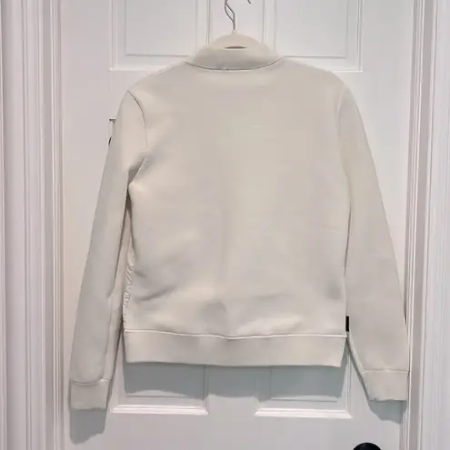 Save the Duck Beta Hybrid Water Repellent Quilted Bomber Jacket Off White Medium