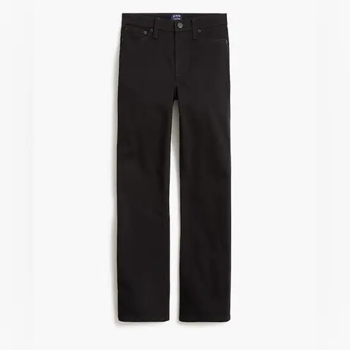 J Crew Factory Jeans Mid Rise Flare Crop All Day Stretch Black Sz 33 NWT
