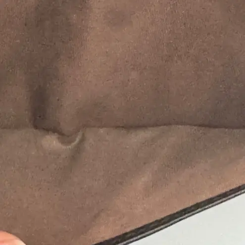 Rare Lauren Ralph Lauren Equestrian Brown Logo Leather Bifold Wallet