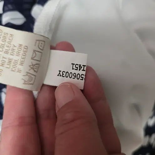 Jonathan Martin Navy Polka Dot Halter Tank Top Size Small