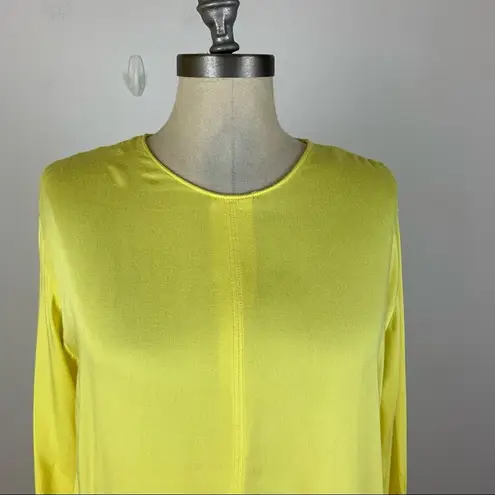 Something Navy  Yellow Long Sleeve Blouse